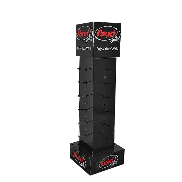 Promotional Headband Rotating Cardboard Display Retail Hanging Hair Tie Display Stand