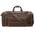 Direct Factory Vintage Retro Large Mens Weekender Overnight Bag Top Grain Crazy Horse Leather Travel Duffle Bag