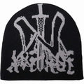 Custom logo Outdoor Cycling Streetwear Popular Pattern Acrylic Hat Jacquard Knitted Beanie Hat for Adult Teens