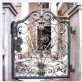 Wrought Iron Entry Small Gate Design Swing for Garden Courtyard Backyard Home