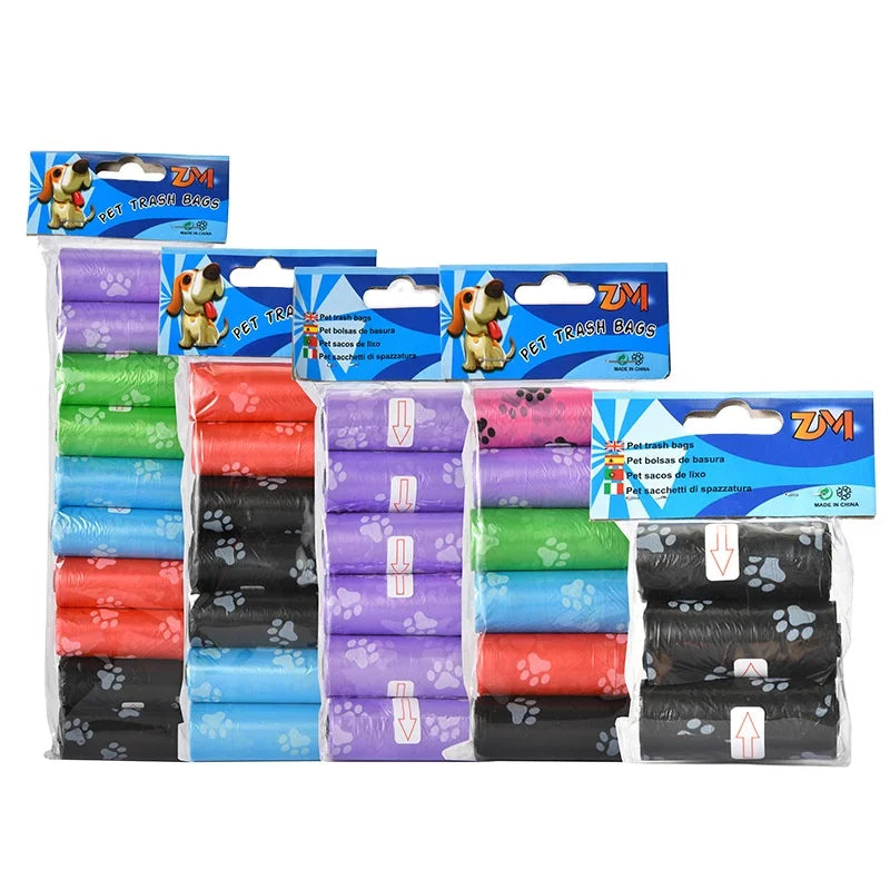 Pet Clean Product Eco Friendly Certified Compostable Colourful Dog Poop Bags