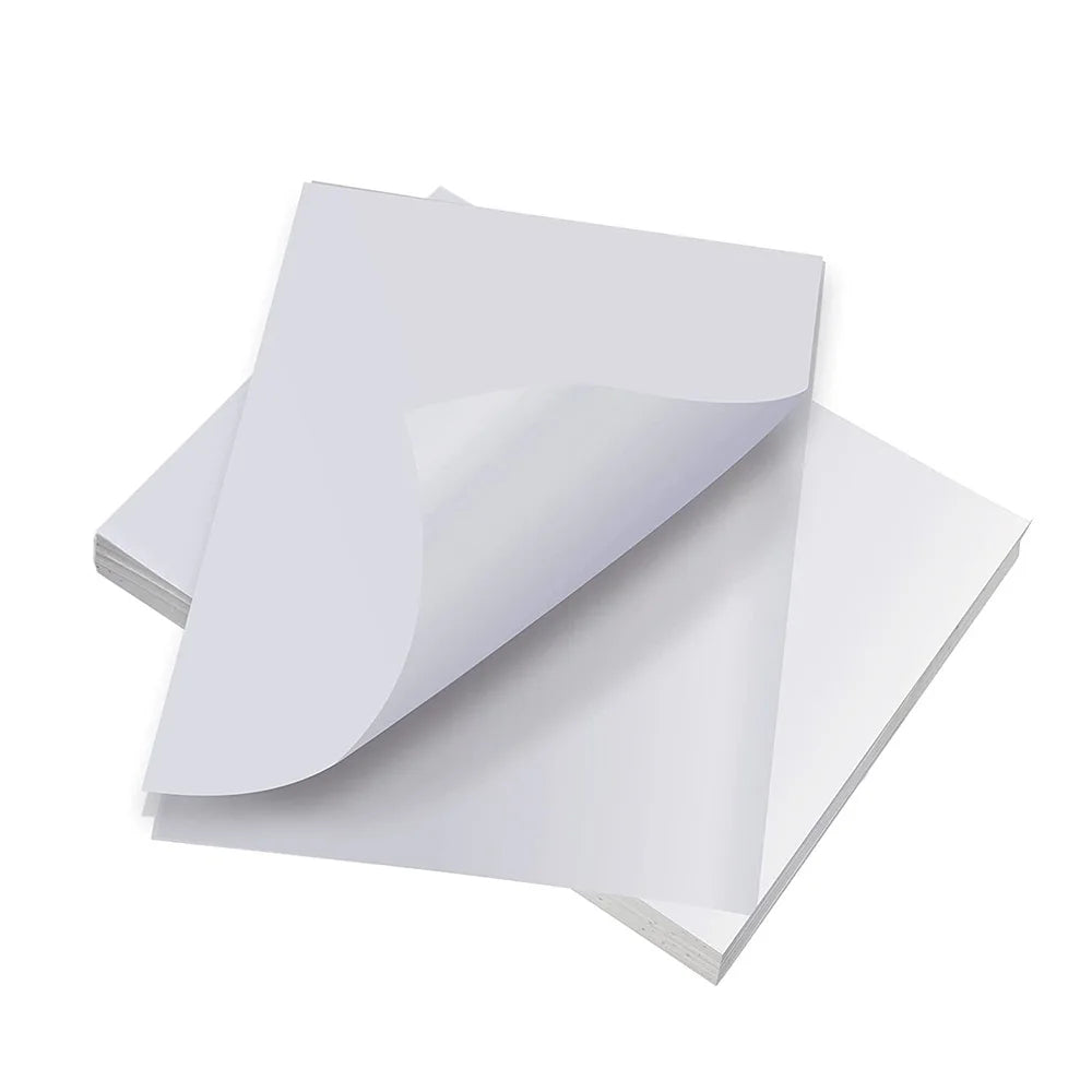 Wholesale Custom 8.5x11inch Self Adhesive Address Label Half Sheet A4 Paper Shipping Sticker Label for Laser Inkjet Printer