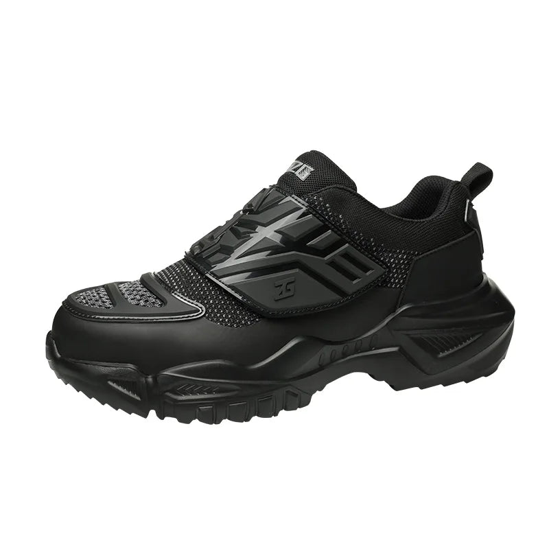 915-4 Factory Price Workmen Electric Insulated Velcro Safety Shoes  with Plastic Toe Outdoor Work Safety Boots for Office Men