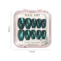 Custom False Cat Eye Style Short Medium 3D Acrylic Press on Nails Tips Set