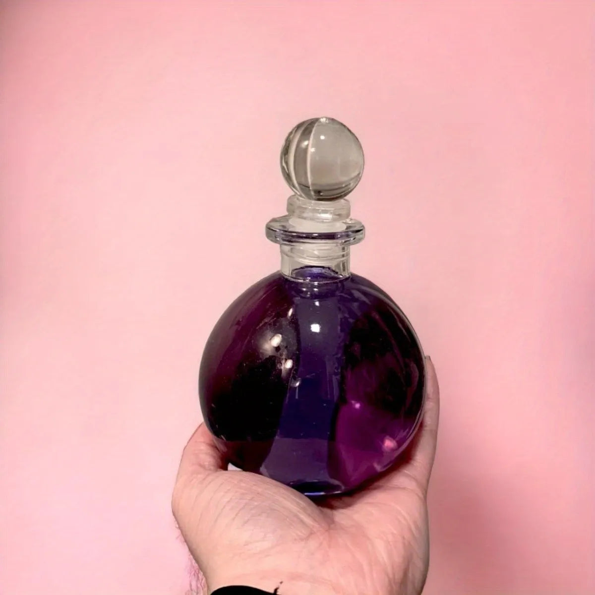 Vintage Mini Glass Beads Vase Transparent Cork & Wishing Bottle Creative Drift Bottle with Pump Sprayer for Foreign Trade