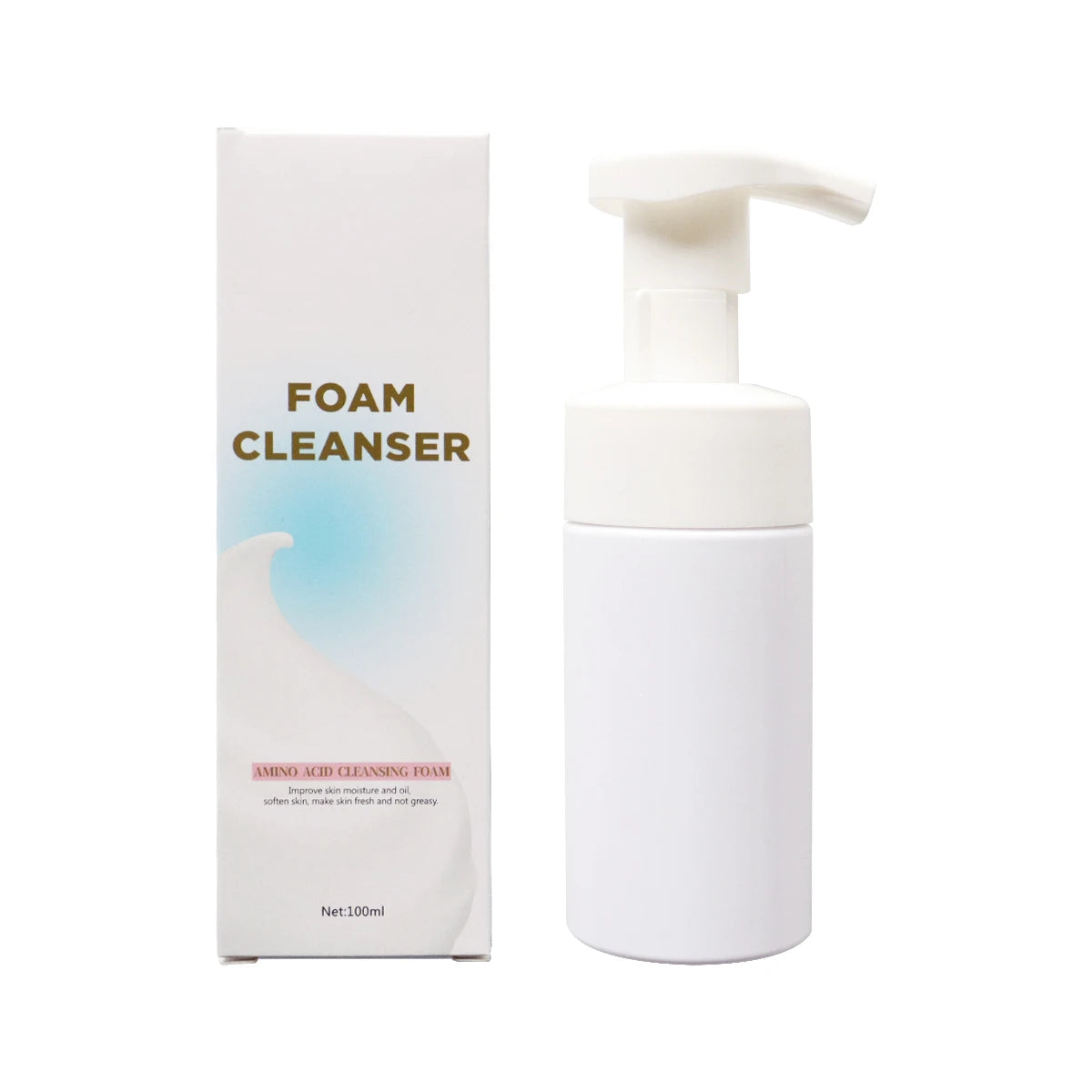 OEM/ODM 100ml Face Cleanser Moisturizing Deep Cleansing Repairing Natural Face Wash Makeup Base