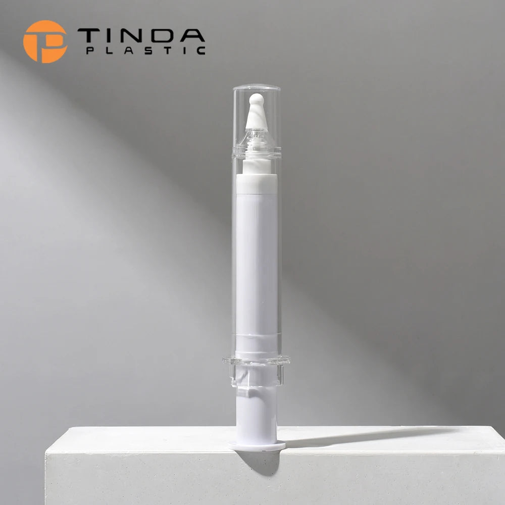 20ml As ABS Syringe Bottle with Easy Open End for Eye Cream & Shampoo Custom Color Cosmetic Packaging