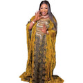 Best Price Panjabi Dress for Women Chiffon Printing New Style Loose Kanga Diamonds Go With Underwear Two Piece Set