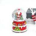 2025 Merry Christmas Santa Claus Tree Snowman Gift Box Snowball Gift Glass Ball Snow Globe with Light Music