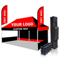 Industrial Commercial Custom Design Gazebo 10x10ft Advertising Trade Show Tent with Sidewall for Europe Market Outdoor Events