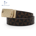 Fashion PU Leather Belt Retro Design Alloy Buckle Waistband Men's Belt Wholesale Belts for Men MegaBDM