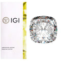IGI Certificate CVD Lab Grown Diamond 0.5ct 1ct 1.5ct 2ct 3ct Cushion Shape Lab Created Diamond