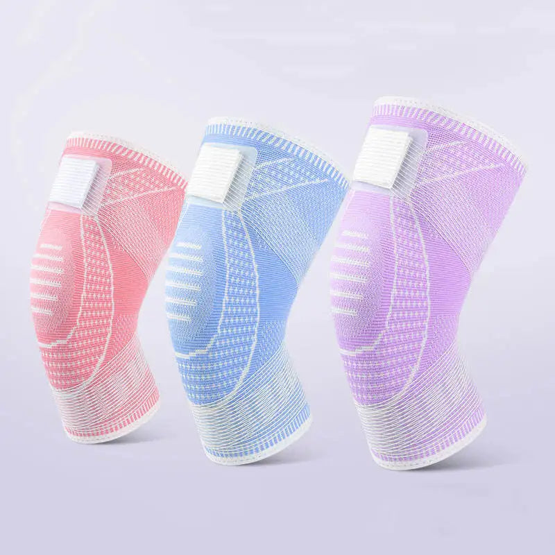 Adjustable Strap Compression Knee Brace Outdoor Running Sports Knee Sleeve Soft Material for Pain Relief and Protection