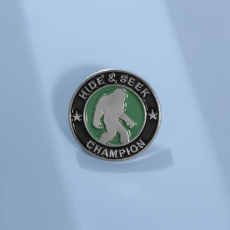 Cartoon Bigfoot Enamel Brooch Fashion Clothing Accessories Gift Jewelry for Friends