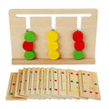 Montessori Wooden Toy Color Recognize Logical Thinking Teaching Aids Education Mathematics Toys