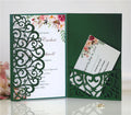Elegant Laser Cut Wedding Invitation Card Customize Business With RSVP Card Greeting Cards Wedding Decor