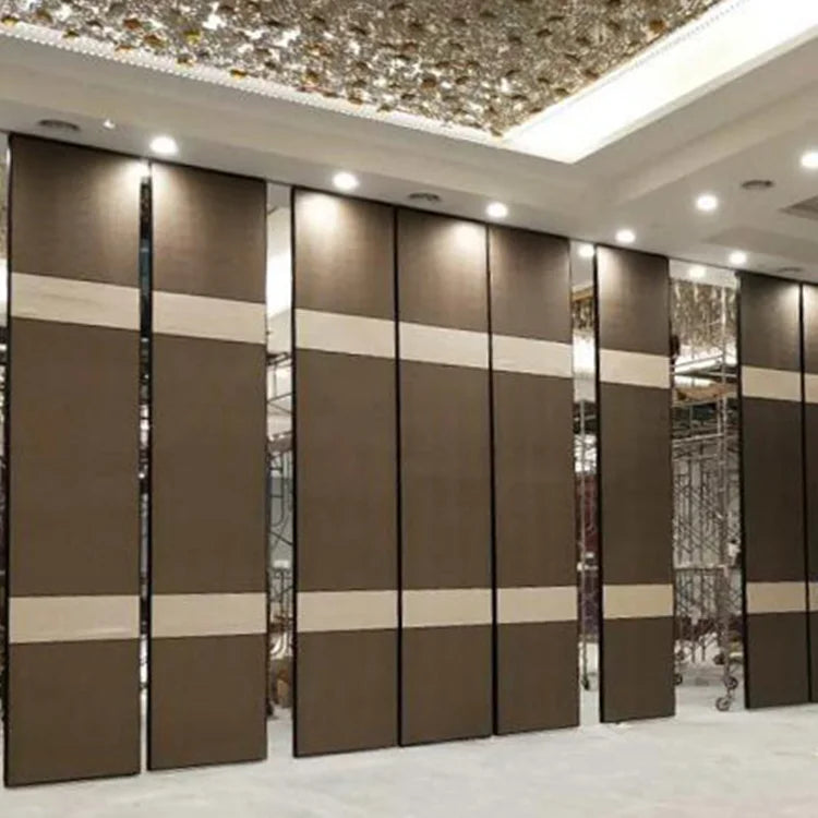 Floor Ceiling Acoustic Fireproof Modular Partition Wall Ebunge Meeting Room Folding Sliding Operable Movable Outdoor Warehouse