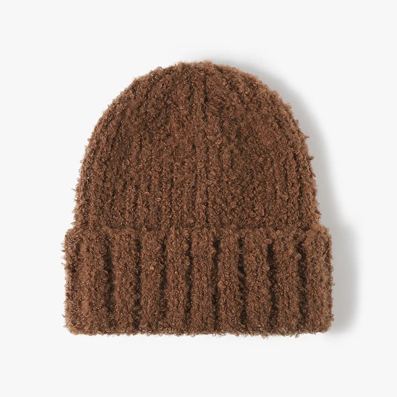 Soft Warm Winter Argyle Checkered Plaid Beanie Women Hat Oversized Knit Slouchy Cable Skull Cap Beanie for Men and Women