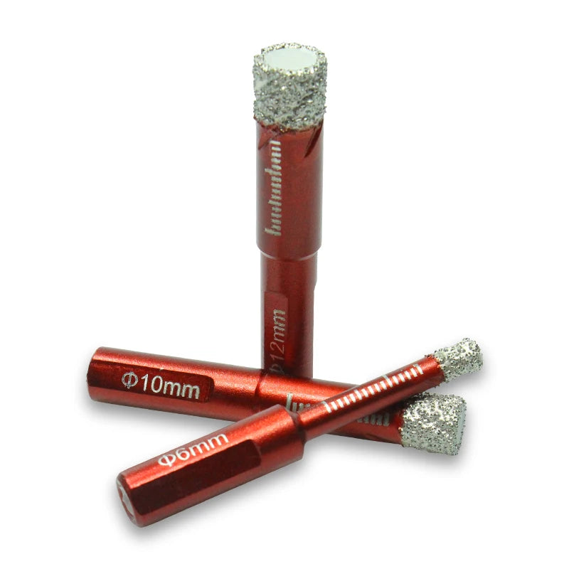 Diamond Vacuum Brazed Core Drill Bits with M14 Shank for Angle Grinder and Hand Drill-Masonry Drilling MegaBDM