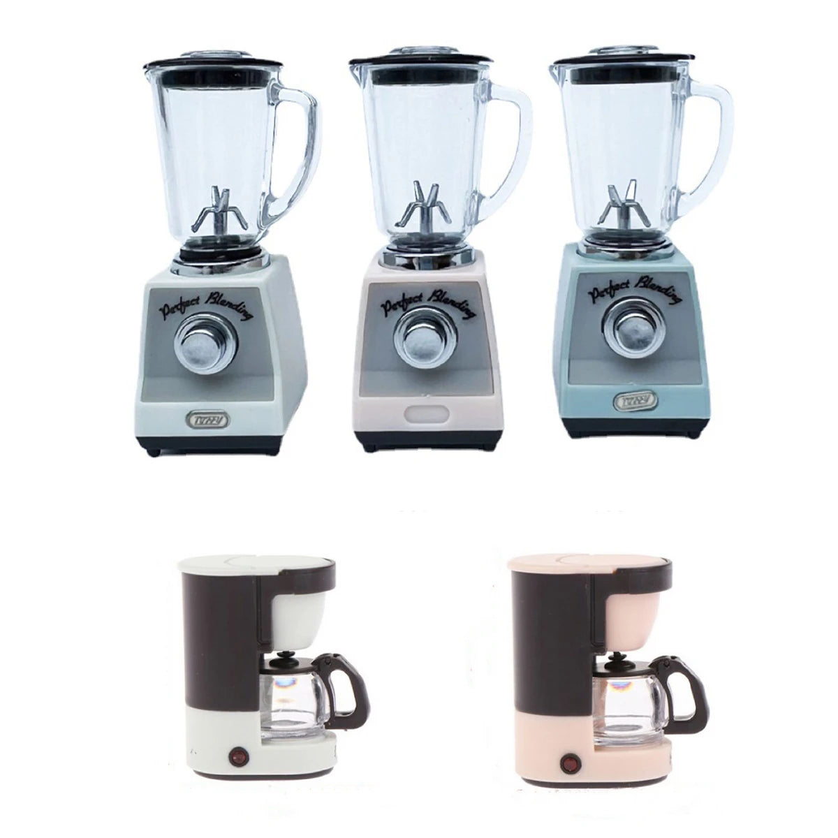 1:12 Scale Dolls House Miniature Food Coffee Machine Juicer Kitchen Dining Room Accessories MegaBDM