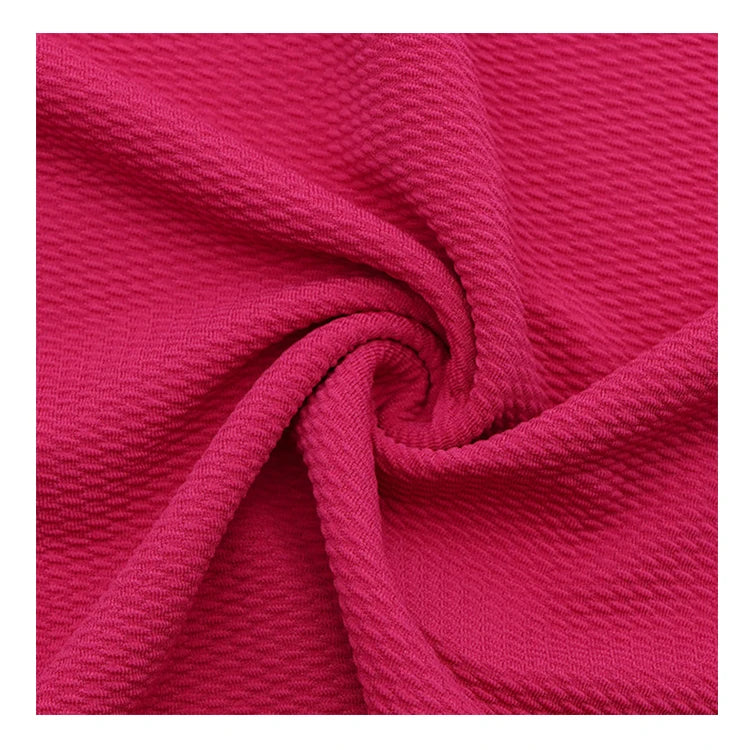 Good Quality 100% Polyester Ductile Bullet Liverpool Fabric Soild Dyed Plain Knitted Bullet Fabric