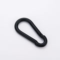 Factory Direct Sales Hardware Buckle Spring Hook Stainless Steel Mountaineering Buck Carabiner Black