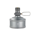 Campingmoon Silver Camping Gears 3 in 1 Set  Gas Can Refill Adapter  Butane Propane Canister Saver  Cartrige Set Durable Gas Can