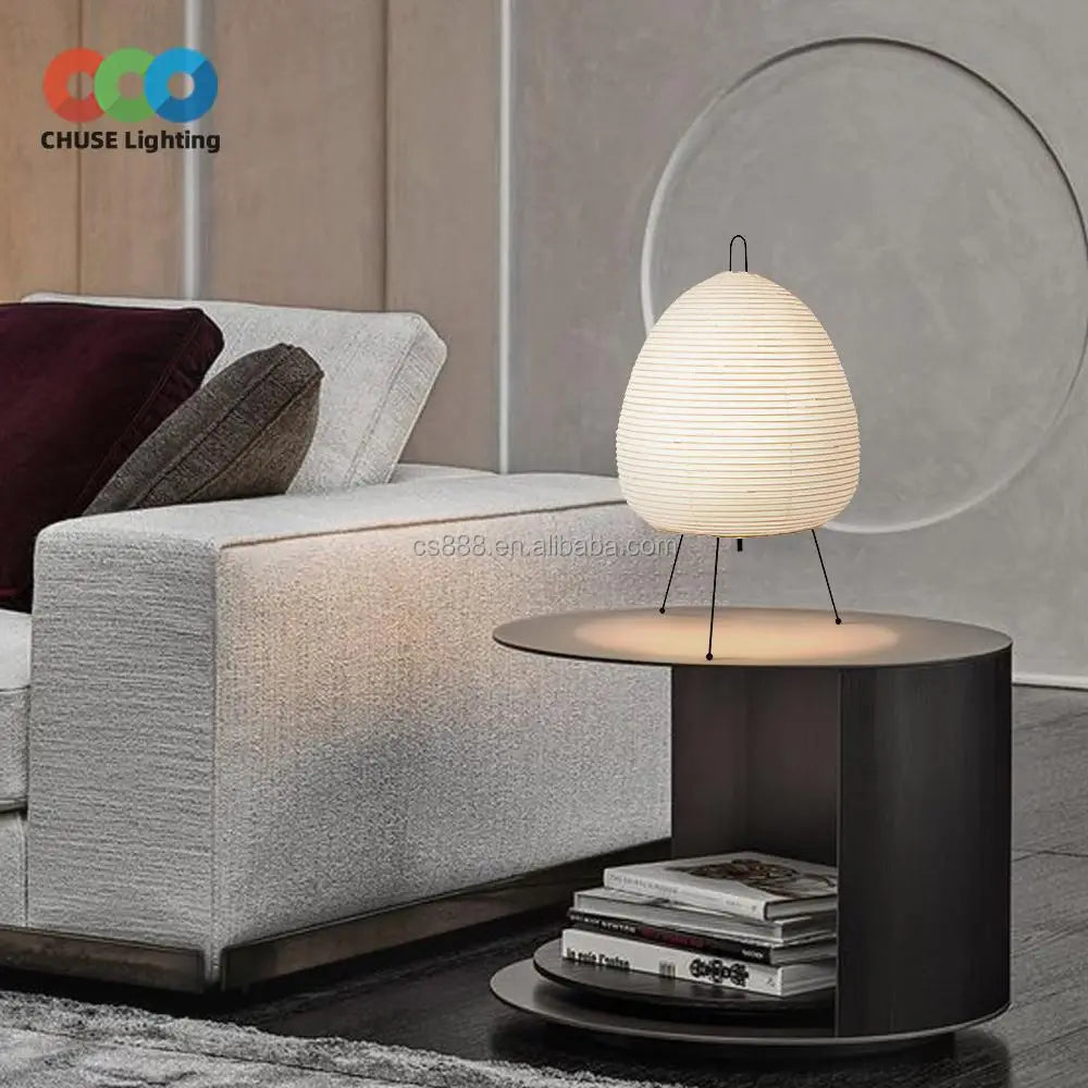 Hot Selling Factory Nordic Japanese Design Paper LED Desk Lamp 5W Indoor Lighting