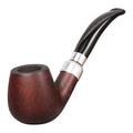 Erliao Good Sale Solid Wood Tobacco Pipe Smoking Accessories Luxury Heather Smoking Pipe