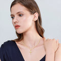 Christian Jewelry 925 Silver Infinity Cross Jewellery Sets