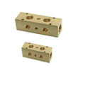 Custom Cnc Machining Copper Brass Manifold Block Female