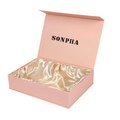 Luxury Custom Printing logo Open Magnetic Human Hair Clothing Folding Gift Box Large Rigid Cardboard Paper Boxes Packaging