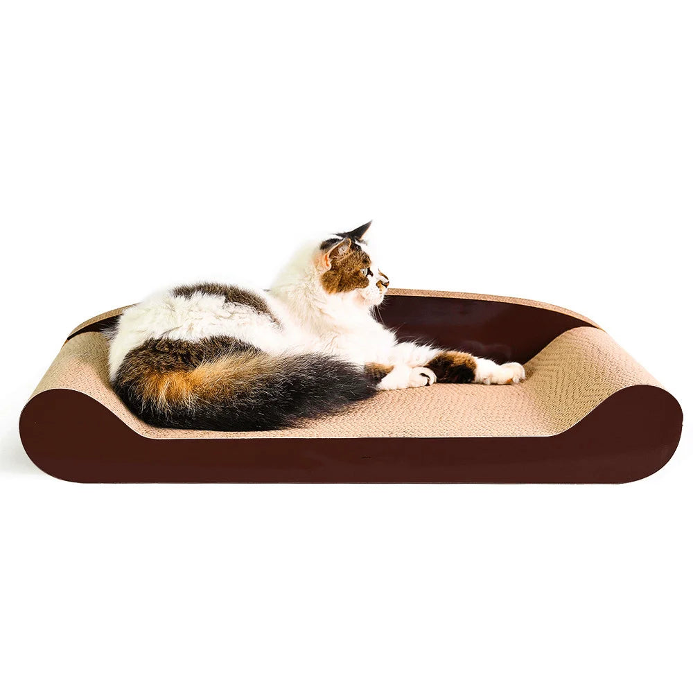 High-Density Modern Christmas Cat Scratcher Board Toy Paper Sofa Scratcher Mat Pad Sustainable Feature