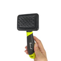 Imilive Eco-Friendly Plastic Fluffy Hair Styling Tool New Innovation Dog Deshedding Grooming Slicker Brush Pet Hair Cleaning