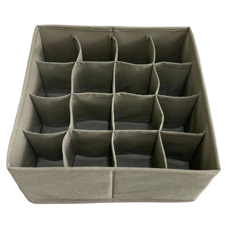 Best Choice 4-Piece Folding Drawer Storage Box Rectangle Non-Woven Fabric Clothing Organizer Separated Drawers for Organizing