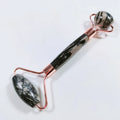 HZ Crystal Hot Sales Skin Care Tools Custom 100% Natural Crystal Facial Picasso Jasper Roller Gua Sha Jade Roller