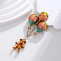 Jachon Luxury Retro Alloy Balloon Bear Brooch Pendant - Heavy Workmanship Metal Accessory for Clothing