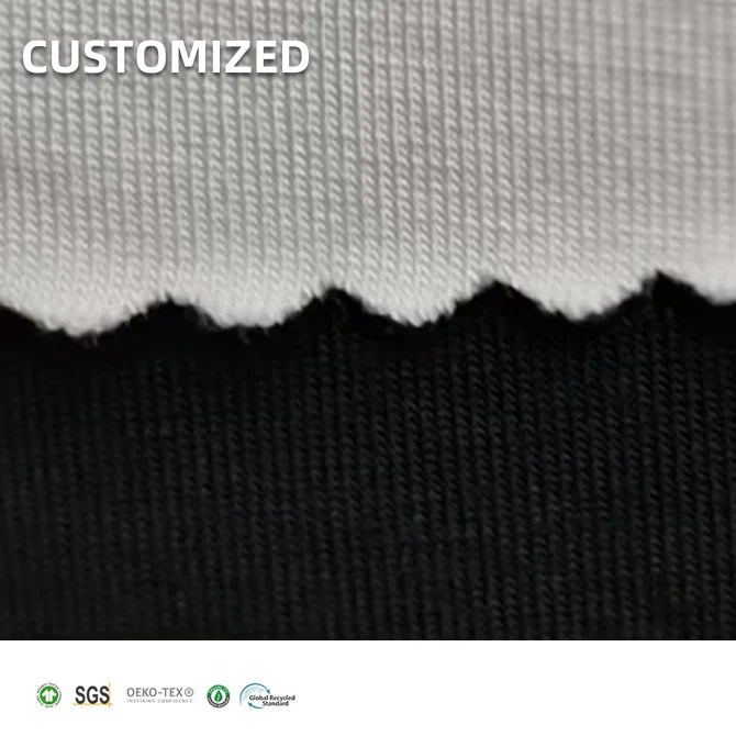 Eco-Friendly 70% Bamboo Lyocell 23% Chitosan 7% Spandex Fabric for Clothes