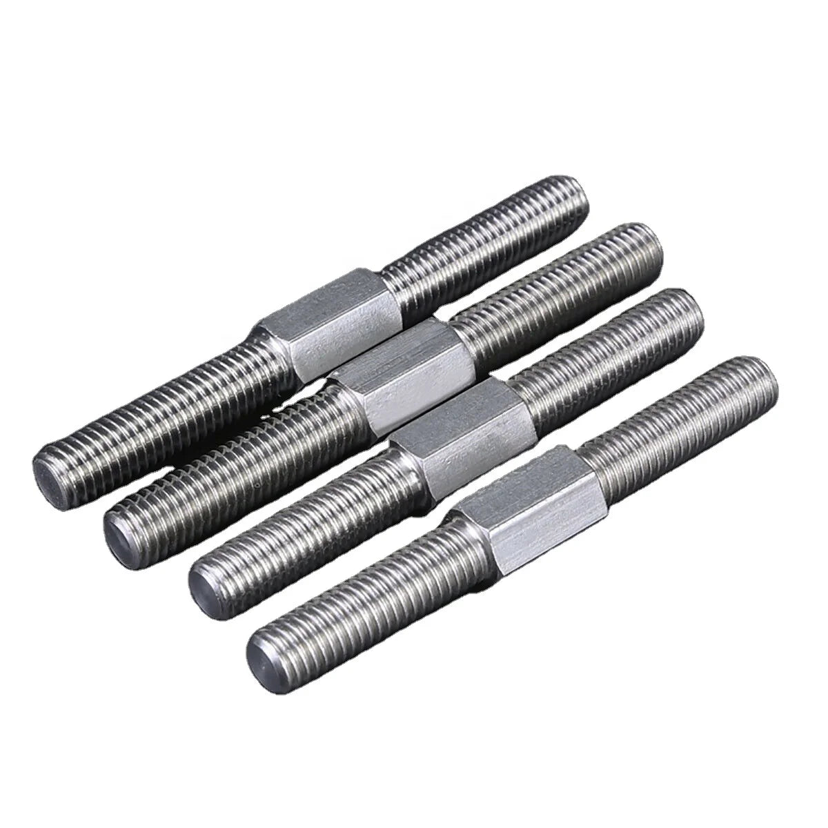 M12 Left/Right Thread Double End Rod Bar Stud Bolts Screw 304 Stainless Steel DIN Standard Plain Finish MegaBDM
