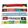 Cheap Hot Sales High Quality Double Sided Custom Logo Soccer All Country Event Spandex Acrylic Sports Fans Football Flag Scarf