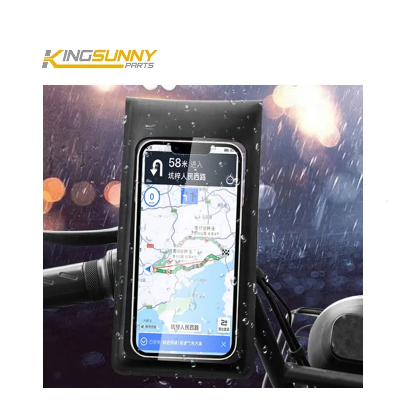 Bike  Accessories Phone Bag Waterproof Bicycle Mobile Phone Bag Touch Screen Cycling Phone Mount Case for Electric Scooter Parts