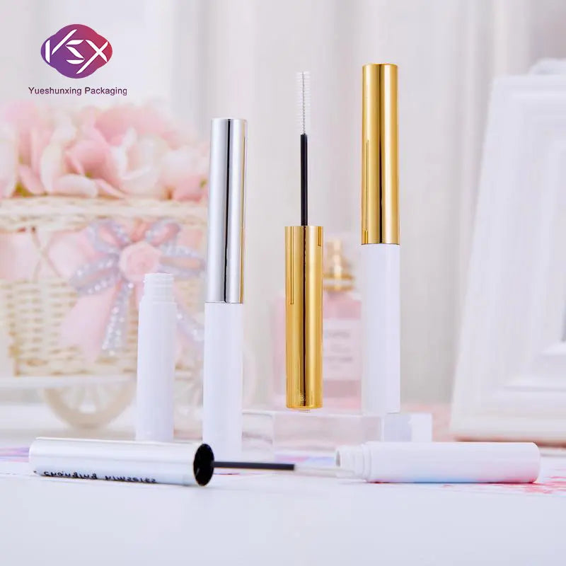 Yueshunxing Wholesale Cosmetics Packaging Material Blow Bottle Round Lip Tube Eyelash Tube 4ml Eyeliner Tube Empty Container