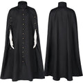 Christmas Costume Play Masquerade Cloak Wizard Robe Adult Horror Death Gothic Dark Tied Cape