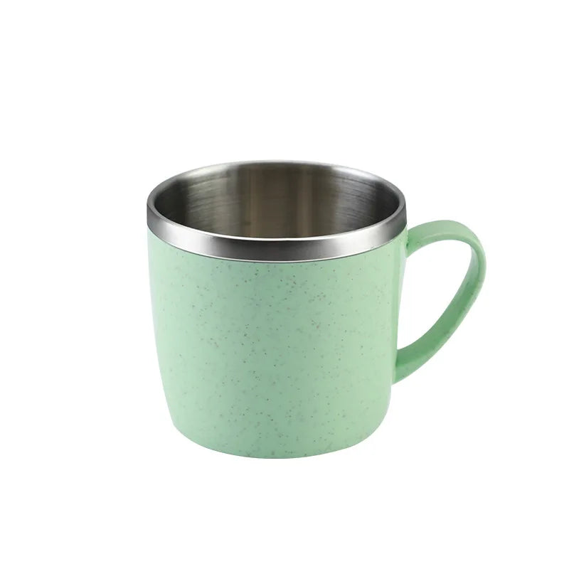 Kids Milk Cup Stainless Steel Coffee Mug