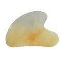New Trending Products 2024 New Arrivals Heart Shaped Yellow Citrine Jade Stone Scraping Massage Tool Gua Sha Board