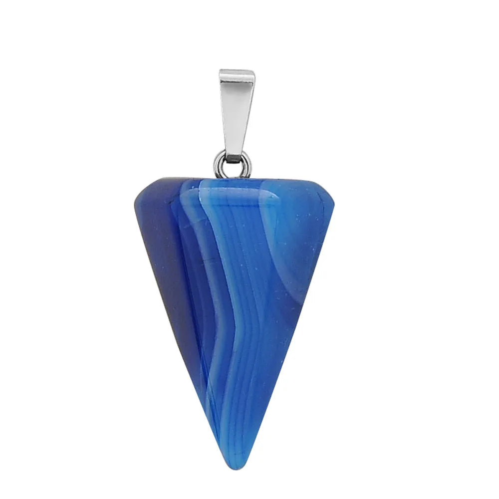 HY Cheap Price Mix Gemstone Pendulum Wholesale Dowsing Pendulums for Decor and Gifts