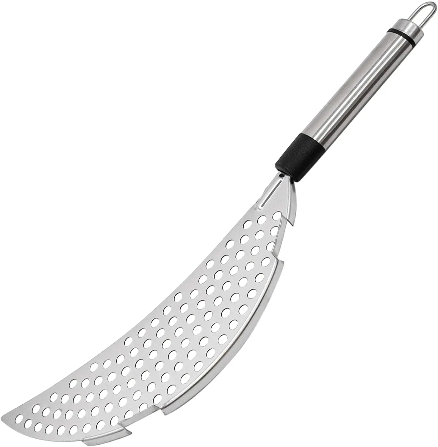 Ceasen Stainless Steel Eco-Friendly Colander Pan Strainer and Fry Drainer with Hooks for Home Kitchen Pasta and Vegetable