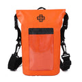 PVC 500D Tarpaulin Floating Waterproof Portable Roll Top Mobile Phone Swimming Dry Shoulder Bag for Outdoor