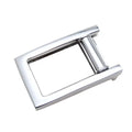 Custom Logo 35MM Hollow Metal Plate Belt Buckles Zinc Alloy Die Casting Hardware Private Silver Plating for Western Cowboy Bags