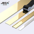 Foshan Supplier JECA Multiple Color Trim Strip Flat Tile Trim Strip for Wall Furniture Wardrobe Decoration 304/316 Tile Trim